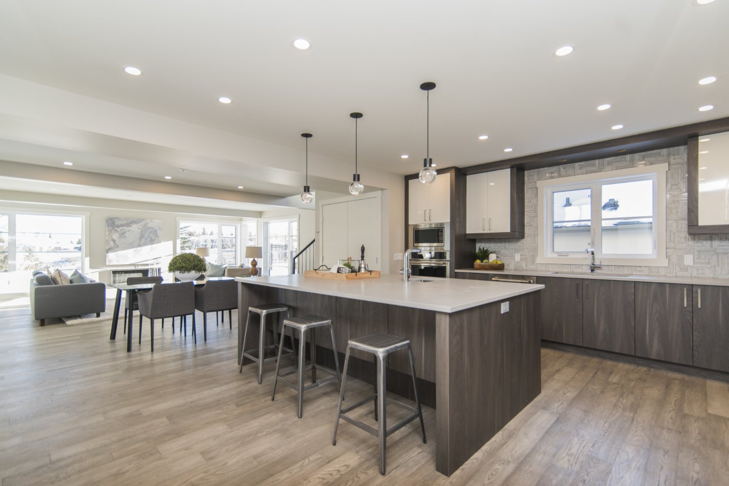 Kitchen tile backsplash flooring installation Orange County CA