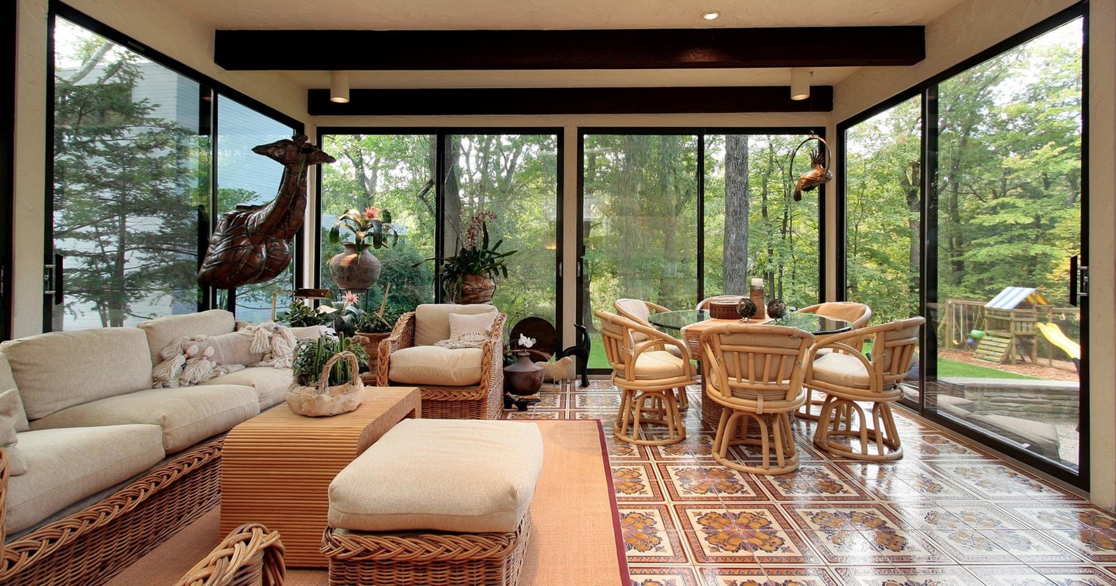 Sunroom enclosed patio addition Fountain Valley CA